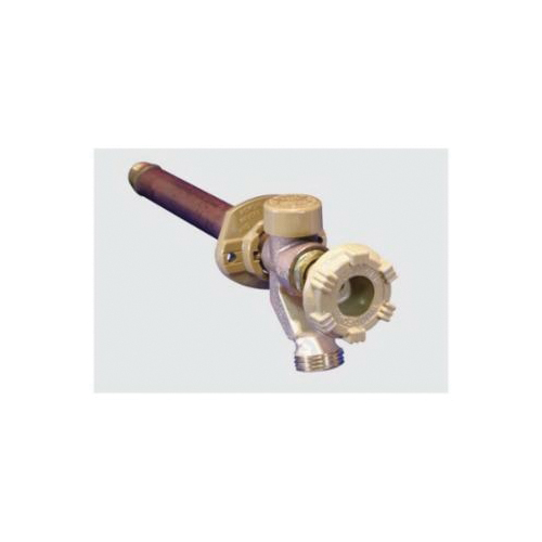 Woodford® 17P-18-MH Model 17 Anti-Siphon Freezeless Wall Faucet, 1/2 or 3/4 in, Combination FNPT x MNPT, 18 in THK Wall, 125 psi, Domestic